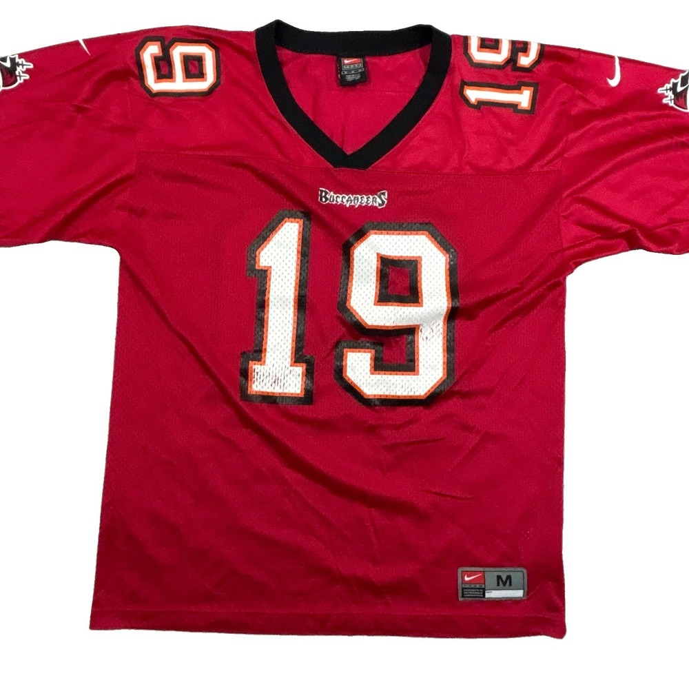 Vintage Nike Tampa Bay Buccaneers Keyshawn Johnson NFL Jersey #19 Size M USA